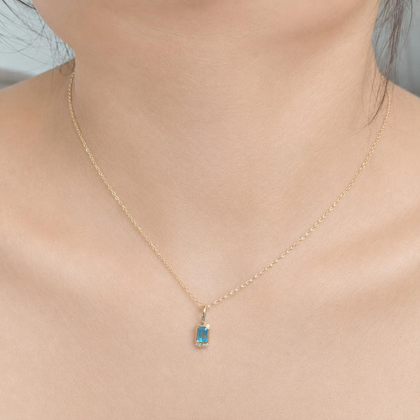 14k Gold Filled Birthstone Necklace, Minimalist Dainty Layering Chain, Everyday Jewelry, birthday,  gemstone birth month jewelry