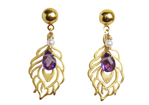 Leone Earrings - Happy Poppy Jewelry