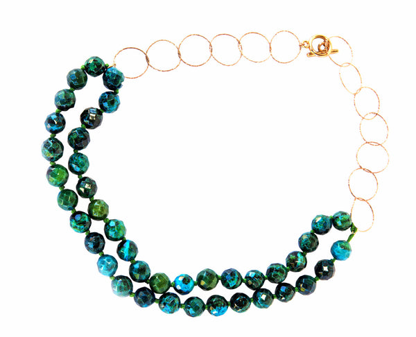 Destini Azurite Necklace - Happy Poppy Jewelry