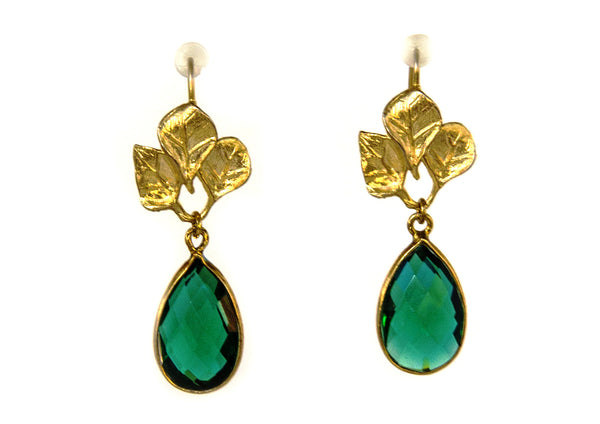 Emerald Green Drops - Happy Poppy Jewelry