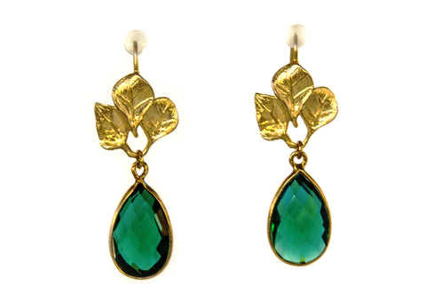 Emerald Green Drops - Happy Poppy Jewelry
