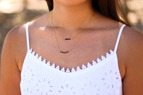 Bruno Layered Necklace - Happy Poppy Jewelry